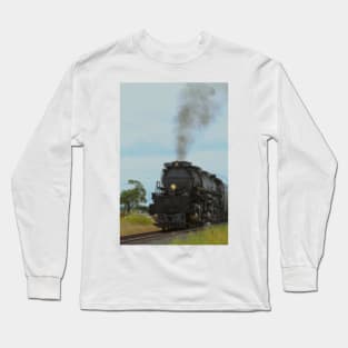 Big Boy 4014 Come Back 2021 with smoke and steam!! Long Sleeve T-Shirt